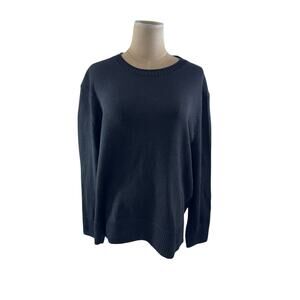 "ELLA MOSS" black Sweater, Very Soft, Size S,‎ Work wear, Office Wear, Simple